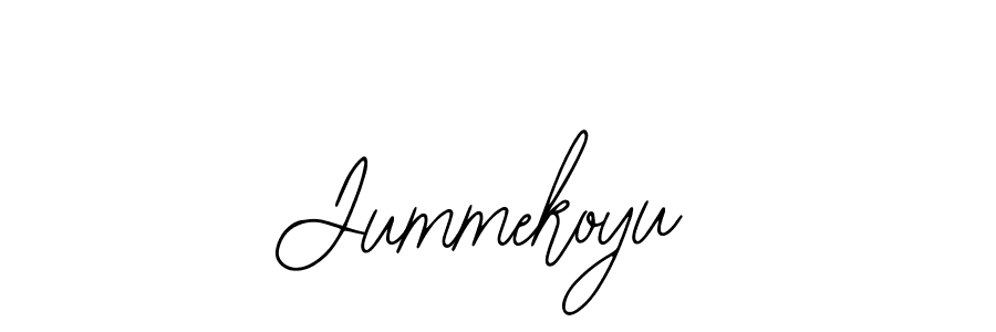 Use a signature maker to create a handwritten signature online. With this signature software, you can design (Bearetta-2O07w) your own signature for name Jummekoyu. Jummekoyu signature style 12 images and pictures png