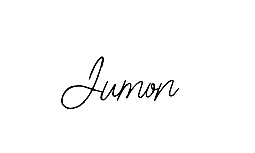 The best way (Bearetta-2O07w) to make a short signature is to pick only two or three words in your name. The name Jumon include a total of six letters. For converting this name. Jumon signature style 12 images and pictures png