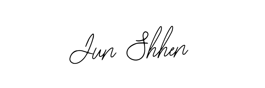 How to Draw Jun Shhen signature style? Bearetta-2O07w is a latest design signature styles for name Jun Shhen. Jun Shhen signature style 12 images and pictures png