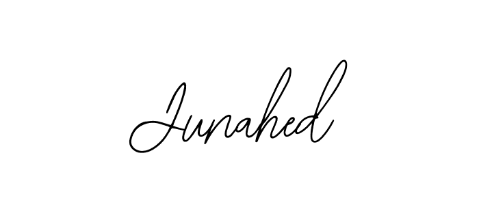 Junahed stylish signature style. Best Handwritten Sign (Bearetta-2O07w) for my name. Handwritten Signature Collection Ideas for my name Junahed. Junahed signature style 12 images and pictures png