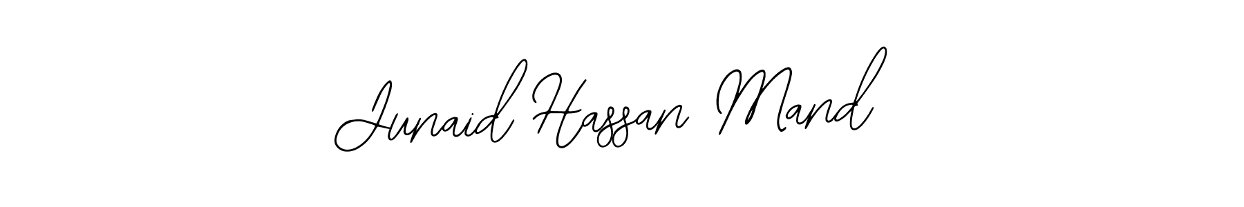 Design your own signature with our free online signature maker. With this signature software, you can create a handwritten (Bearetta-2O07w) signature for name Junaid Hassan Mand. Junaid Hassan Mand signature style 12 images and pictures png