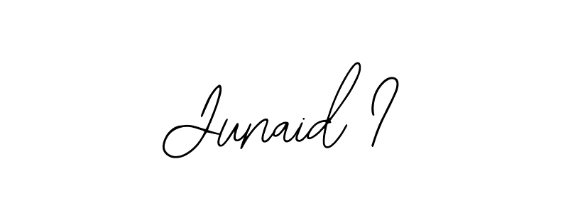 How to make Junaid I signature? Bearetta-2O07w is a professional autograph style. Create handwritten signature for Junaid I name. Junaid I signature style 12 images and pictures png