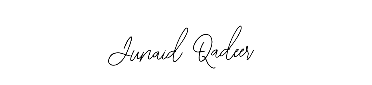 Use a signature maker to create a handwritten signature online. With this signature software, you can design (Bearetta-2O07w) your own signature for name Junaid Qadeer. Junaid Qadeer signature style 12 images and pictures png
