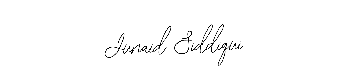 Use a signature maker to create a handwritten signature online. With this signature software, you can design (Bearetta-2O07w) your own signature for name Junaid Siddiqui. Junaid Siddiqui signature style 12 images and pictures png