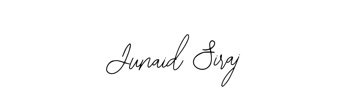 Also You can easily find your signature by using the search form. We will create Junaid Siraj name handwritten signature images for you free of cost using Bearetta-2O07w sign style. Junaid Siraj signature style 12 images and pictures png