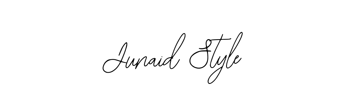 How to make Junaid Style name signature. Use Bearetta-2O07w style for creating short signs online. This is the latest handwritten sign. Junaid Style signature style 12 images and pictures png