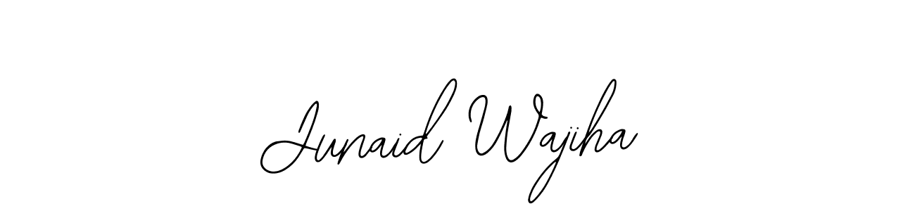Junaid Wajiha stylish signature style. Best Handwritten Sign (Bearetta-2O07w) for my name. Handwritten Signature Collection Ideas for my name Junaid Wajiha. Junaid Wajiha signature style 12 images and pictures png
