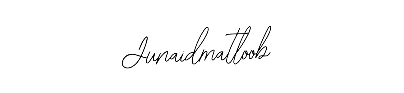 You should practise on your own different ways (Bearetta-2O07w) to write your name (Junaidmatloob) in signature. don't let someone else do it for you. Junaidmatloob signature style 12 images and pictures png