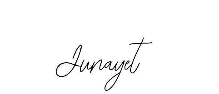 Design your own signature with our free online signature maker. With this signature software, you can create a handwritten (Bearetta-2O07w) signature for name Junayet. Junayet signature style 12 images and pictures png