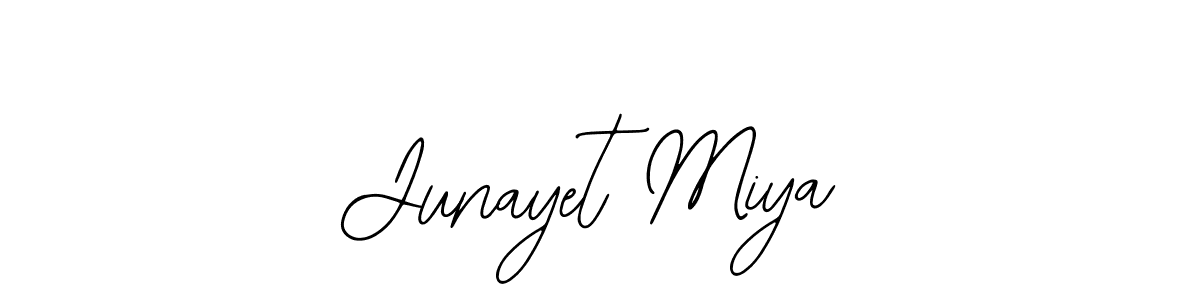 Similarly Bearetta-2O07w is the best handwritten signature design. Signature creator online .You can use it as an online autograph creator for name Junayet Miya. Junayet Miya signature style 12 images and pictures png