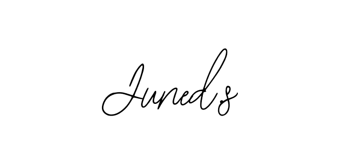 How to make Juned.s signature? Bearetta-2O07w is a professional autograph style. Create handwritten signature for Juned.s name. Juned.s signature style 12 images and pictures png