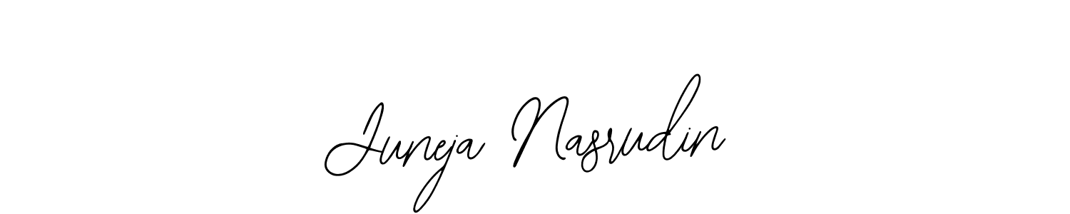 Also we have Juneja Nasrudin name is the best signature style. Create professional handwritten signature collection using Bearetta-2O07w autograph style. Juneja Nasrudin signature style 12 images and pictures png