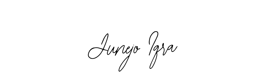 Also we have Junejo Iqra name is the best signature style. Create professional handwritten signature collection using Bearetta-2O07w autograph style. Junejo Iqra signature style 12 images and pictures png