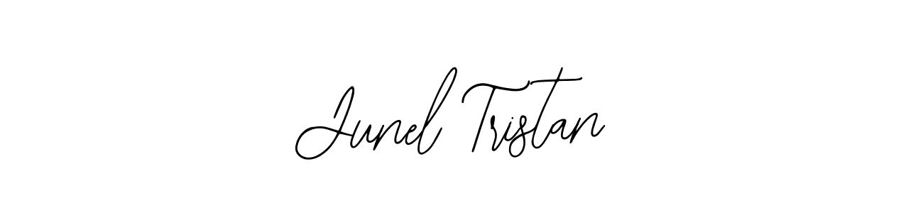 Use a signature maker to create a handwritten signature online. With this signature software, you can design (Bearetta-2O07w) your own signature for name Junel Tristan. Junel Tristan signature style 12 images and pictures png