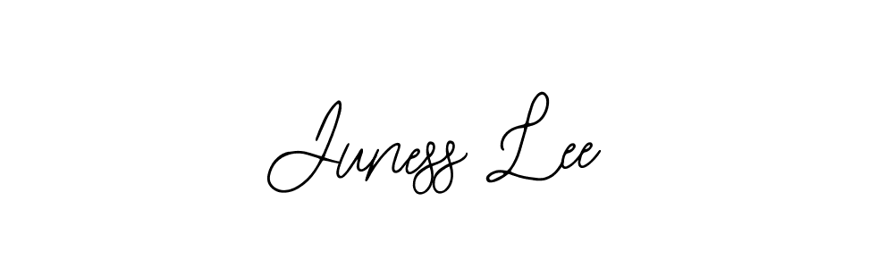 Also You can easily find your signature by using the search form. We will create Juness Lee name handwritten signature images for you free of cost using Bearetta-2O07w sign style. Juness Lee signature style 12 images and pictures png