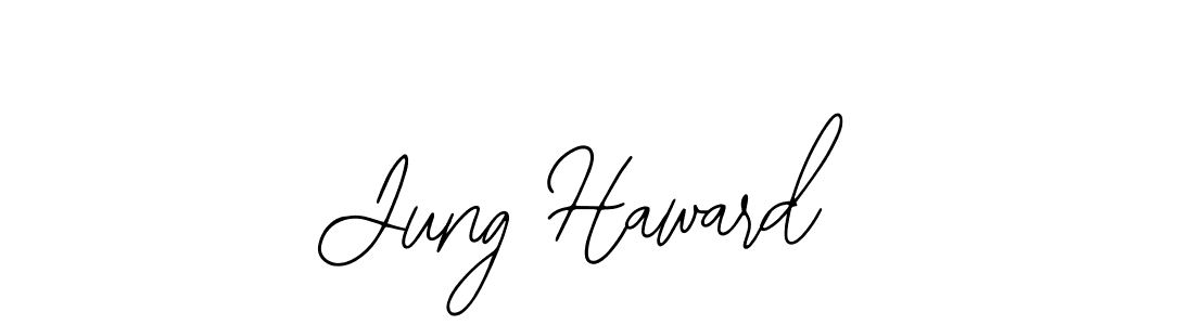 It looks lik you need a new signature style for name Jung Haward. Design unique handwritten (Bearetta-2O07w) signature with our free signature maker in just a few clicks. Jung Haward signature style 12 images and pictures png