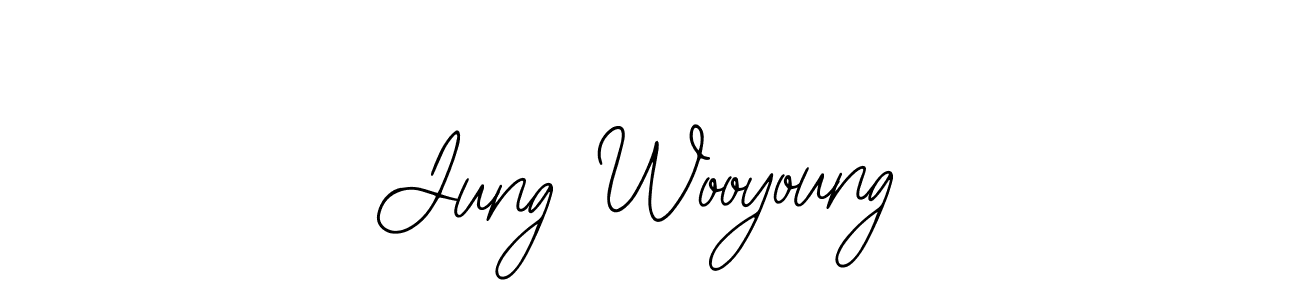 Similarly Bearetta-2O07w is the best handwritten signature design. Signature creator online .You can use it as an online autograph creator for name Jung Wooyoung. Jung Wooyoung signature style 12 images and pictures png