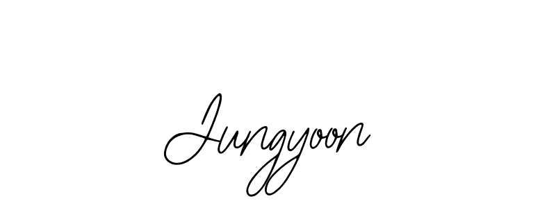 Also we have Jungyoon name is the best signature style. Create professional handwritten signature collection using Bearetta-2O07w autograph style. Jungyoon signature style 12 images and pictures png