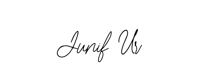 Make a beautiful signature design for name Junif Ur. With this signature (Bearetta-2O07w) style, you can create a handwritten signature for free. Junif Ur signature style 12 images and pictures png