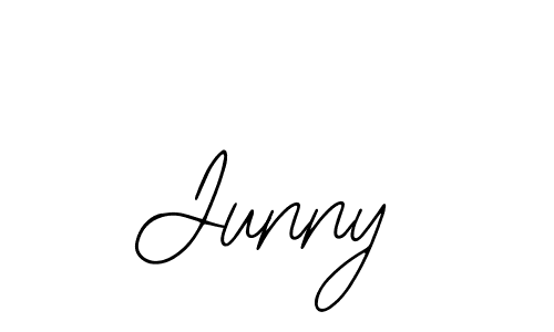 Junny stylish signature style. Best Handwritten Sign (Bearetta-2O07w) for my name. Handwritten Signature Collection Ideas for my name Junny. Junny signature style 12 images and pictures png