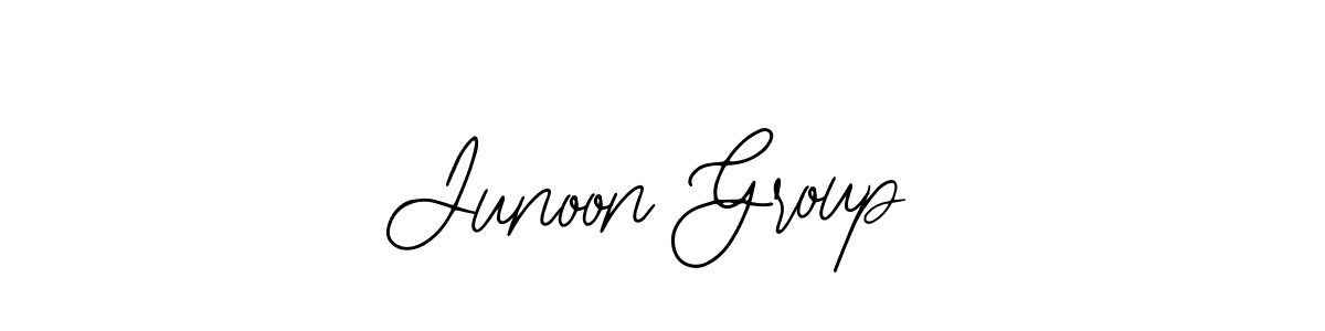 Create a beautiful signature design for name Junoon Group. With this signature (Bearetta-2O07w) fonts, you can make a handwritten signature for free. Junoon Group signature style 12 images and pictures png