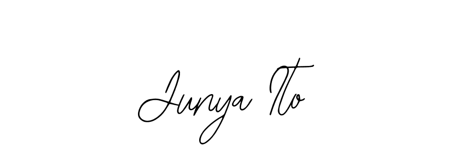 How to make Junya Ito signature? Bearetta-2O07w is a professional autograph style. Create handwritten signature for Junya Ito name. Junya Ito signature style 12 images and pictures png