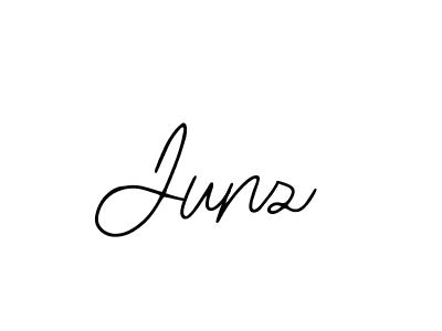 Junz stylish signature style. Best Handwritten Sign (Bearetta-2O07w) for my name. Handwritten Signature Collection Ideas for my name Junz. Junz signature style 12 images and pictures png