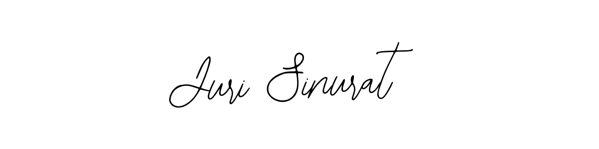 How to make Juri Sinurat name signature. Use Bearetta-2O07w style for creating short signs online. This is the latest handwritten sign. Juri Sinurat signature style 12 images and pictures png