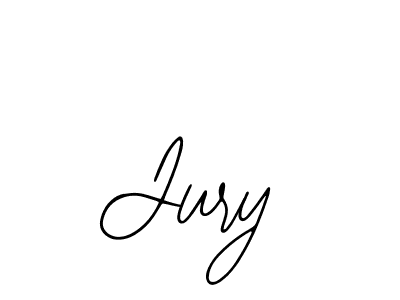 How to make Jury name signature. Use Bearetta-2O07w style for creating short signs online. This is the latest handwritten sign. Jury signature style 12 images and pictures png