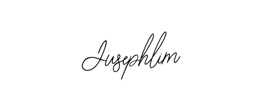 Use a signature maker to create a handwritten signature online. With this signature software, you can design (Bearetta-2O07w) your own signature for name Jusephlim. Jusephlim signature style 12 images and pictures png