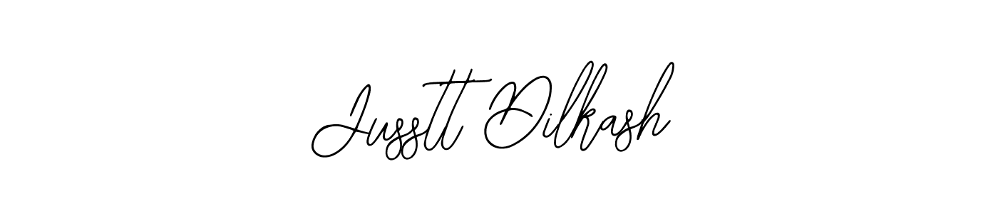 How to make Jusstt Dilkash signature? Bearetta-2O07w is a professional autograph style. Create handwritten signature for Jusstt Dilkash name. Jusstt Dilkash signature style 12 images and pictures png