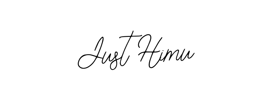 Design your own signature with our free online signature maker. With this signature software, you can create a handwritten (Bearetta-2O07w) signature for name Just Himu. Just Himu signature style 12 images and pictures png