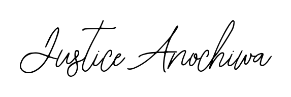 A sleek calligraphic signature for name Justice Anochiwa utilizing Bearetta-2O07w styling. Great for adding personal signatures to photos and art. Justice Anochiwa signature style 12 images and pictures png