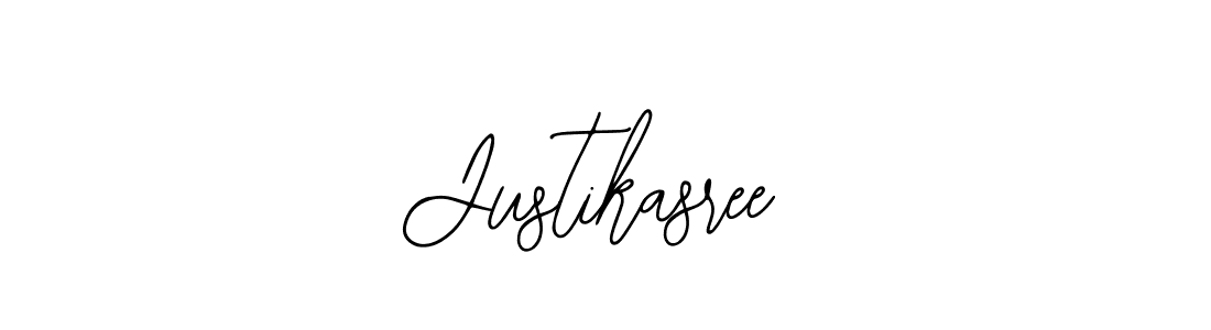 How to make Justikasree signature? Bearetta-2O07w is a professional autograph style. Create handwritten signature for Justikasree name. Justikasree signature style 12 images and pictures png
