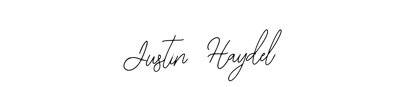 Use a signature maker to create a handwritten signature online. With this signature software, you can design (Bearetta-2O07w) your own signature for name Justin  Haydel. Justin  Haydel signature style 12 images and pictures png