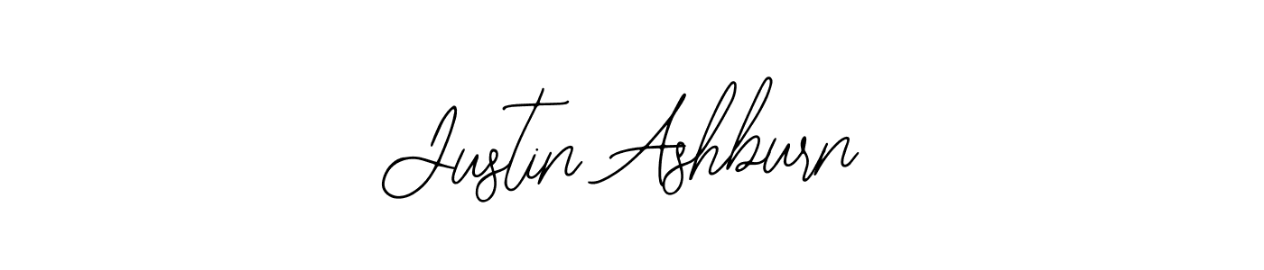 How to make Justin Ashburn name signature. Use Bearetta-2O07w style for creating short signs online. This is the latest handwritten sign. Justin Ashburn signature style 12 images and pictures png