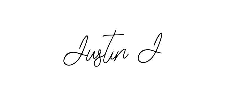 Justin J stylish signature style. Best Handwritten Sign (Bearetta-2O07w) for my name. Handwritten Signature Collection Ideas for my name Justin J. Justin J signature style 12 images and pictures png