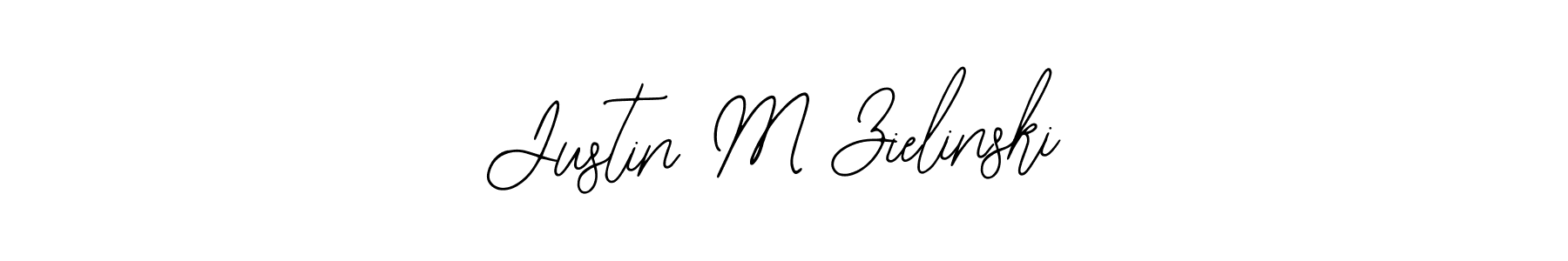 Make a beautiful signature design for name Justin M Zielinski. Use this online signature maker to create a handwritten signature for free. Justin M Zielinski signature style 12 images and pictures png