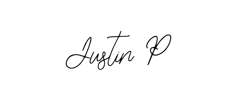 Make a beautiful signature design for name Justin P. With this signature (Bearetta-2O07w) style, you can create a handwritten signature for free. Justin P signature style 12 images and pictures png