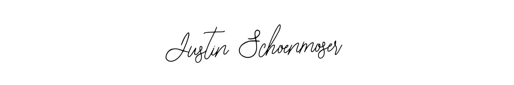 How to make Justin Schoenmoser signature? Bearetta-2O07w is a professional autograph style. Create handwritten signature for Justin Schoenmoser name. Justin Schoenmoser signature style 12 images and pictures png