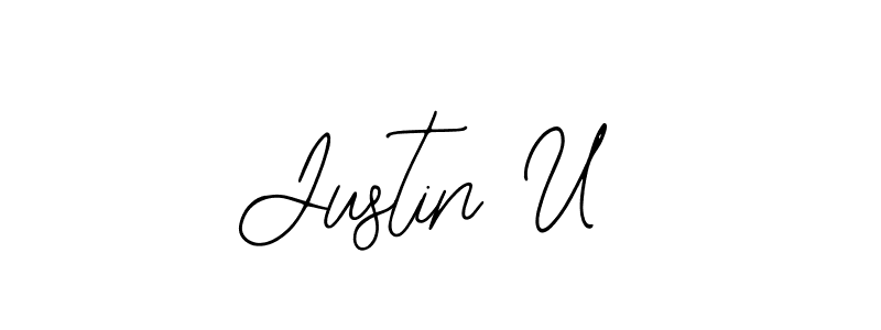 Once you've used our free online signature maker to create your best signature Bearetta-2O07w style, it's time to enjoy all of the benefits that Justin U name signing documents. Justin U signature style 12 images and pictures png