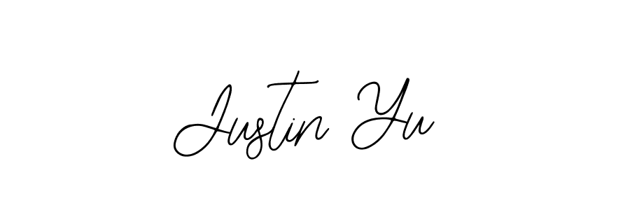 Also You can easily find your signature by using the search form. We will create Justin Yu name handwritten signature images for you free of cost using Bearetta-2O07w sign style. Justin Yu signature style 12 images and pictures png