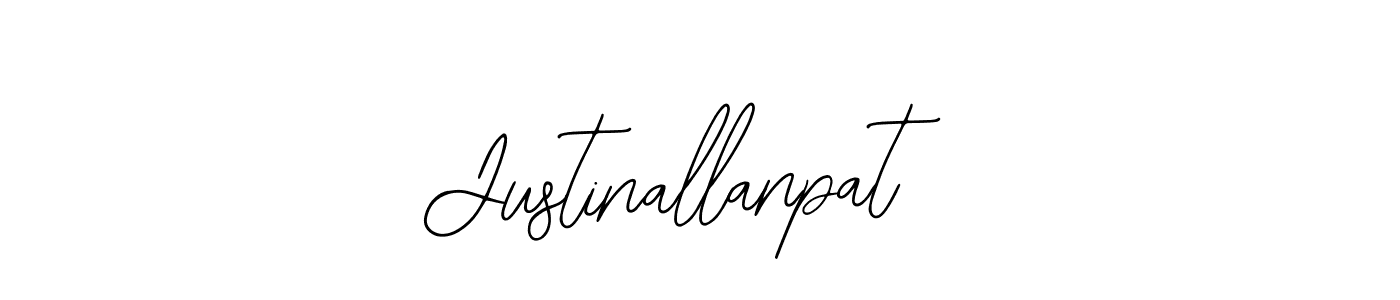 How to make Justinallanpat name signature. Use Bearetta-2O07w style for creating short signs online. This is the latest handwritten sign. Justinallanpat signature style 12 images and pictures png