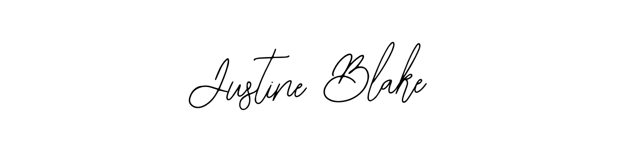 Justine Blake stylish signature style. Best Handwritten Sign (Bearetta-2O07w) for my name. Handwritten Signature Collection Ideas for my name Justine Blake. Justine Blake signature style 12 images and pictures png