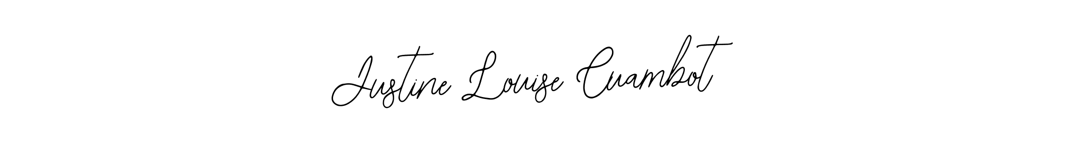 Design your own signature with our free online signature maker. With this signature software, you can create a handwritten (Bearetta-2O07w) signature for name Justine Louise Cuambot. Justine Louise Cuambot signature style 12 images and pictures png