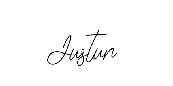 How to make Justun signature? Bearetta-2O07w is a professional autograph style. Create handwritten signature for Justun name. Justun signature style 12 images and pictures png