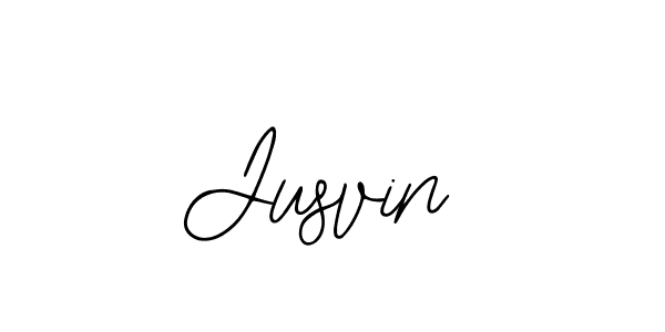 Jusvin stylish signature style. Best Handwritten Sign (Bearetta-2O07w) for my name. Handwritten Signature Collection Ideas for my name Jusvin. Jusvin signature style 12 images and pictures png