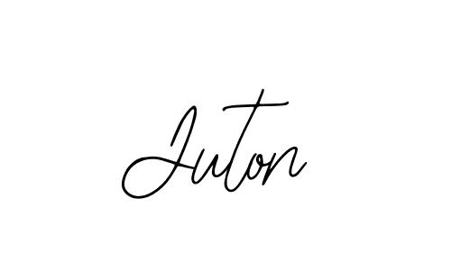 How to make Juton signature? Bearetta-2O07w is a professional autograph style. Create handwritten signature for Juton name. Juton signature style 12 images and pictures png