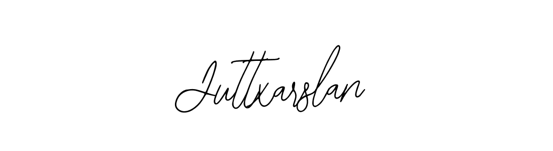 How to make Juttxarslan name signature. Use Bearetta-2O07w style for creating short signs online. This is the latest handwritten sign. Juttxarslan signature style 12 images and pictures png