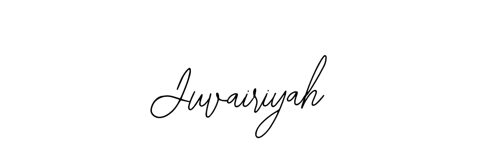 It looks lik you need a new signature style for name Juvairiyah. Design unique handwritten (Bearetta-2O07w) signature with our free signature maker in just a few clicks. Juvairiyah signature style 12 images and pictures png